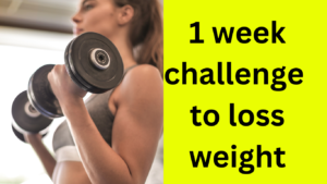 How to lose 5kg in a week